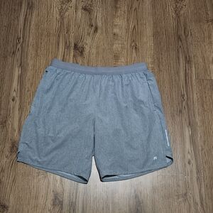 Russell Athletic Men's Heather Gray Performance Running Shorts